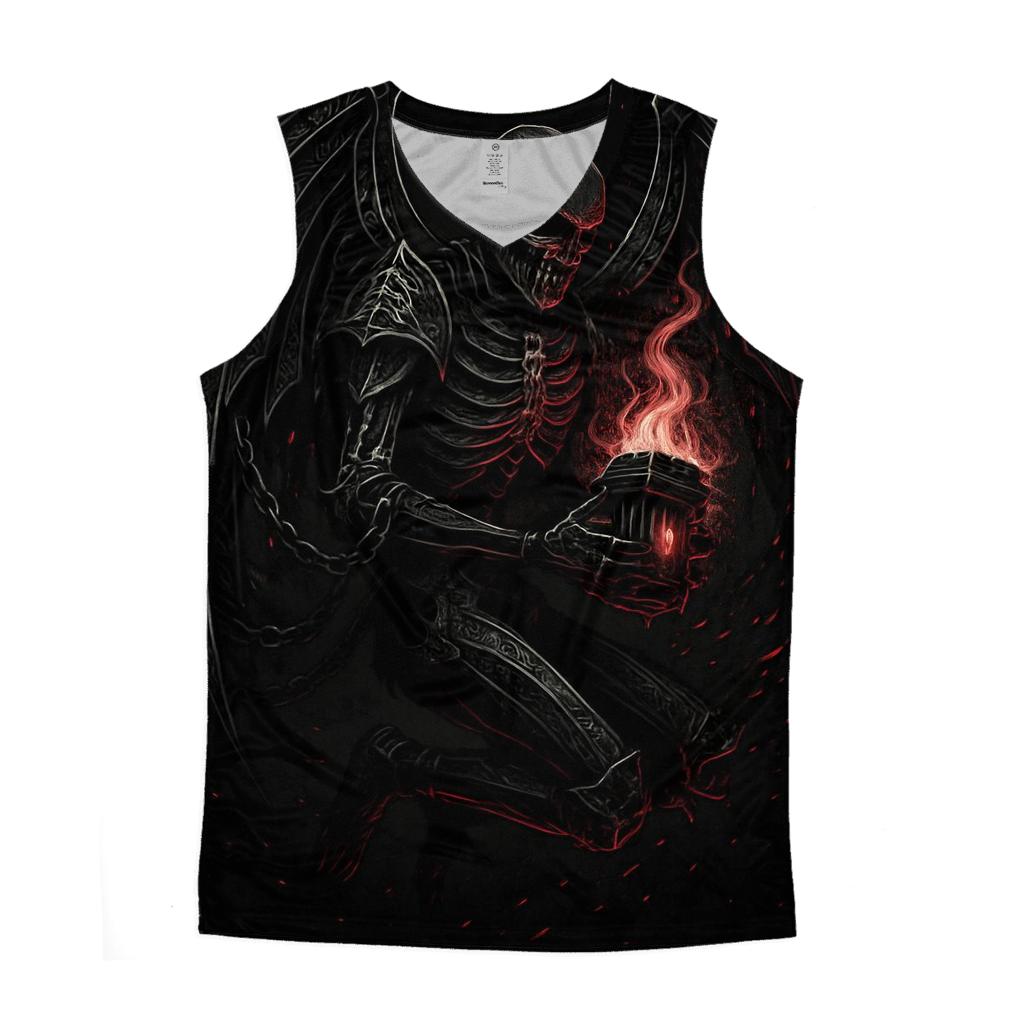 The Reliquary Seraph Of Black Iron cotton sleeveless tops