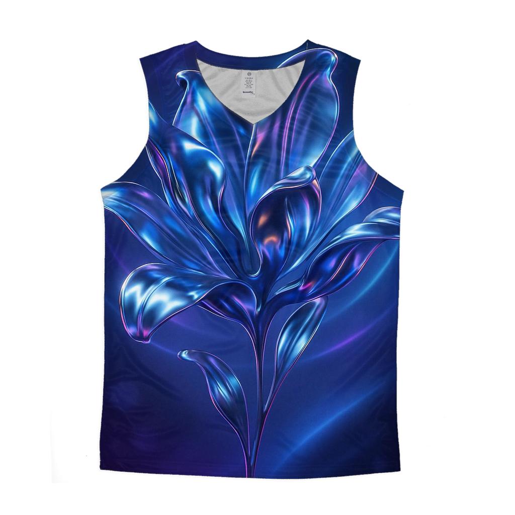 Chrome Mirage Bloom trendy fitted tank tops