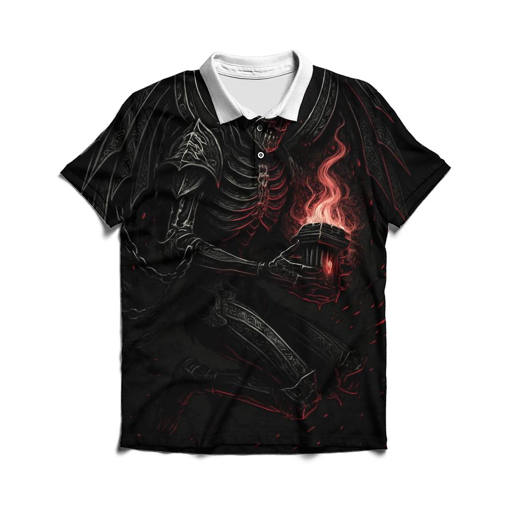 The Reliquary Seraph Of Black Iron personalized polo shirts