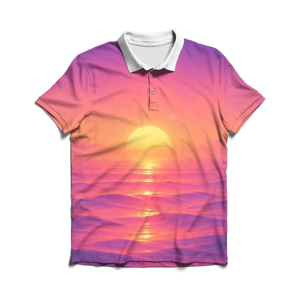 Prism Tide At Sundown designer slim fit polos