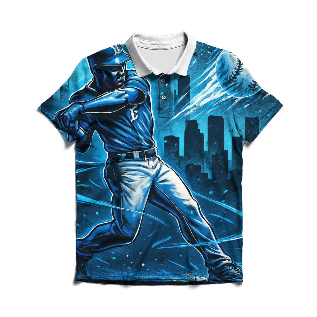 Chrome Fastbreak Batter Over Downtown Glow classic pique polos