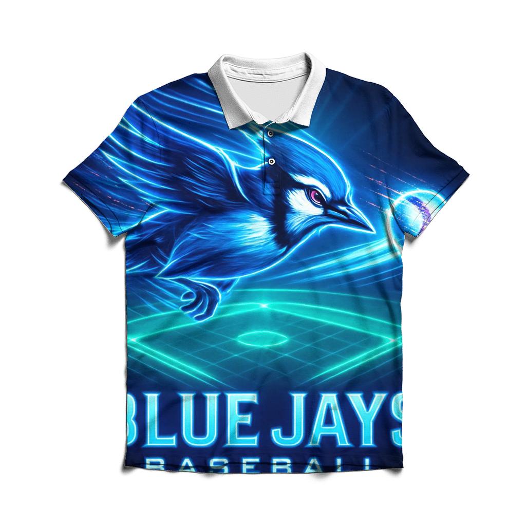 Blue Jays Aurora Diamond Rush designer slim fit polos