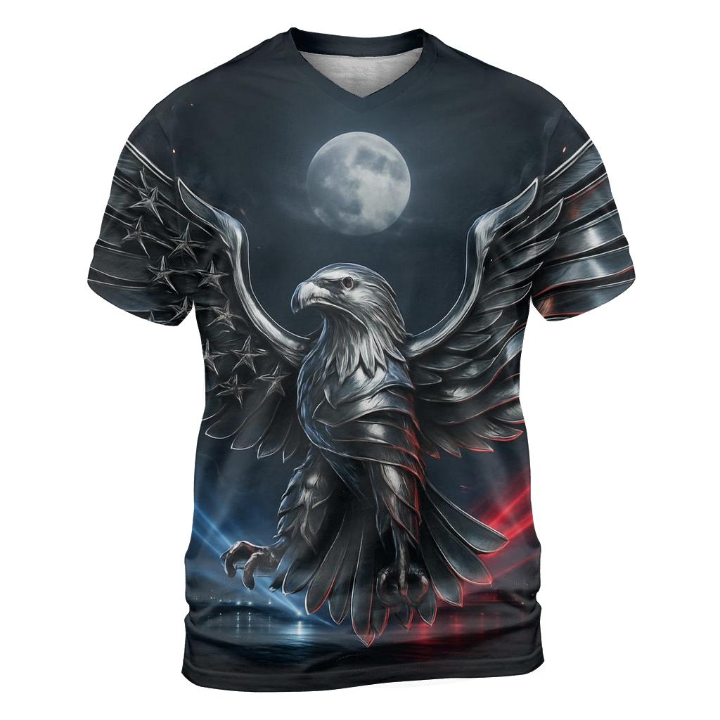 Chrome Anthem Over The Harbor creative print fashion shirts