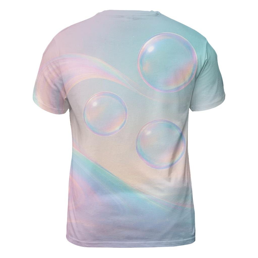 Aurora Prism Tides vibrant all-over design tees