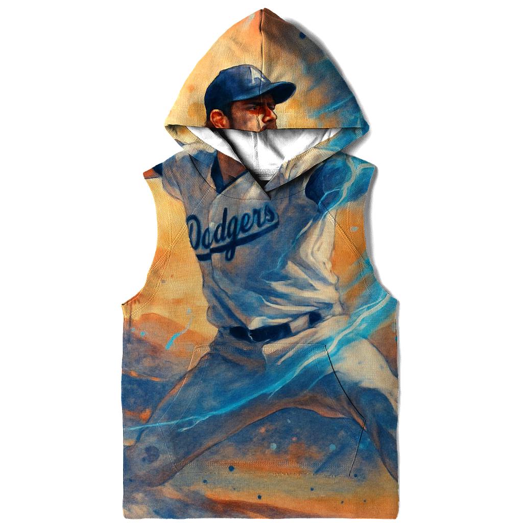 Sunset Pitcher Storm With Icy Blue Lightning lightweight hoodies