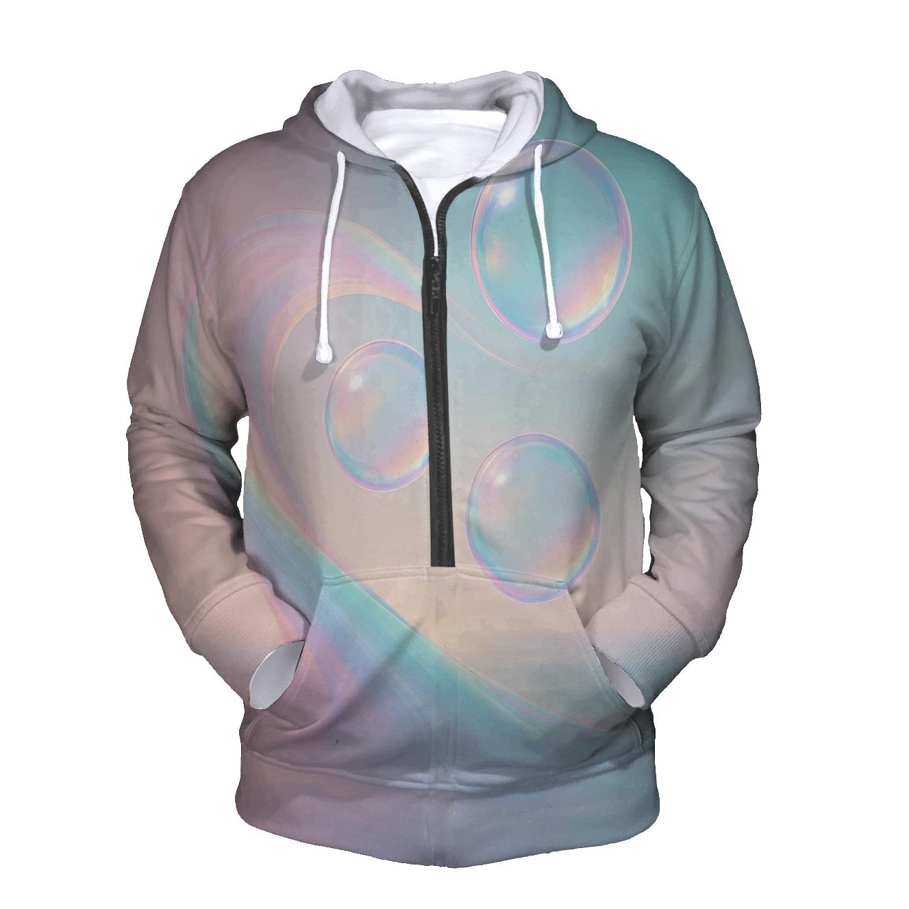 Aurora Prism Tides premium hoodies