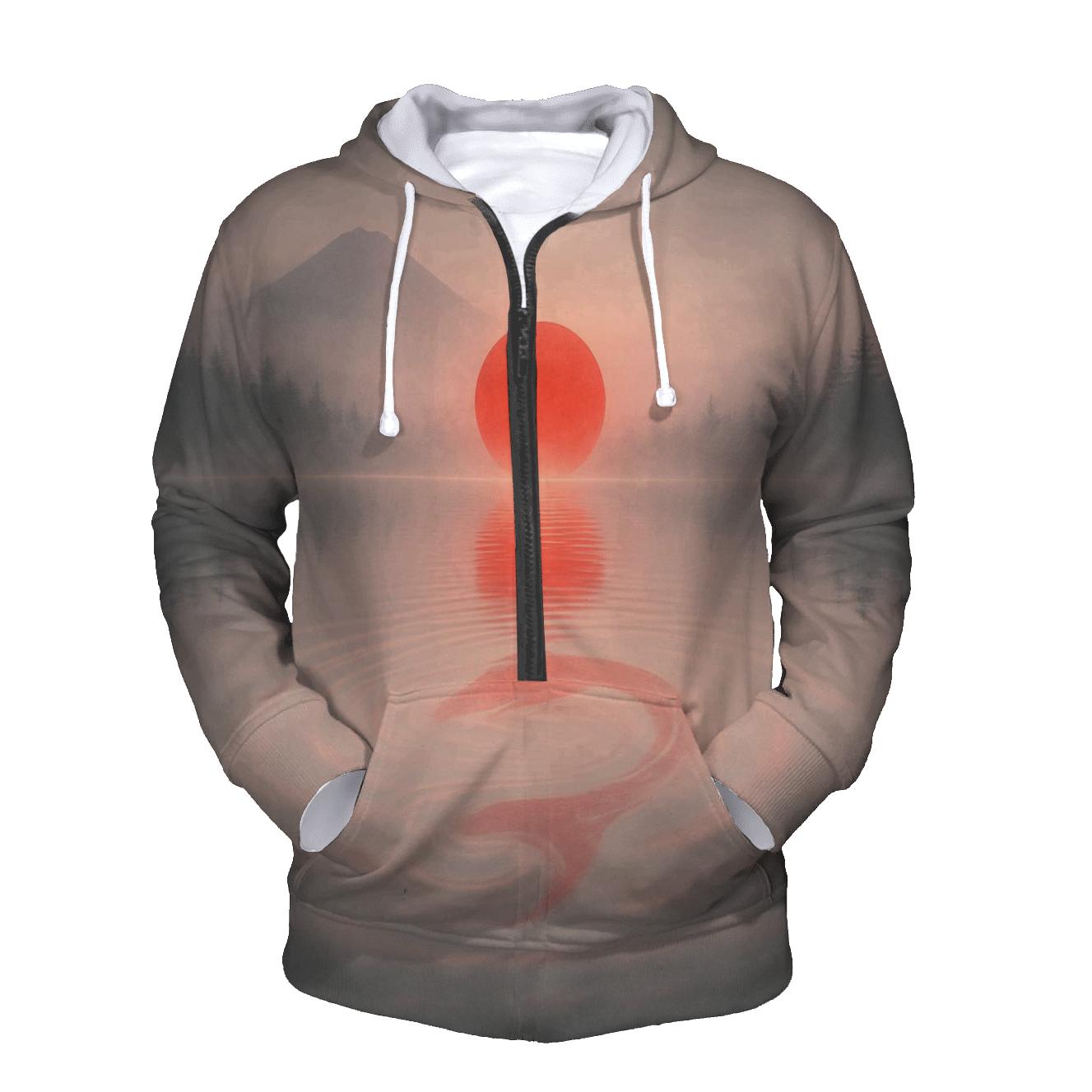 Japan Aurora Koi Flag custom hoodies