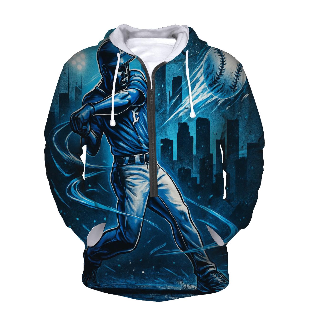 Chrome Fastbreak Batter Over Downtown Glow printed hoodies