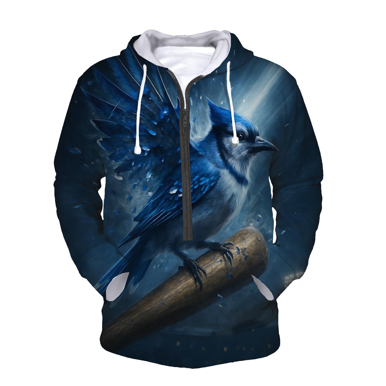 Midnight Pinwheel With Blue Jays Flight hoodies fashion