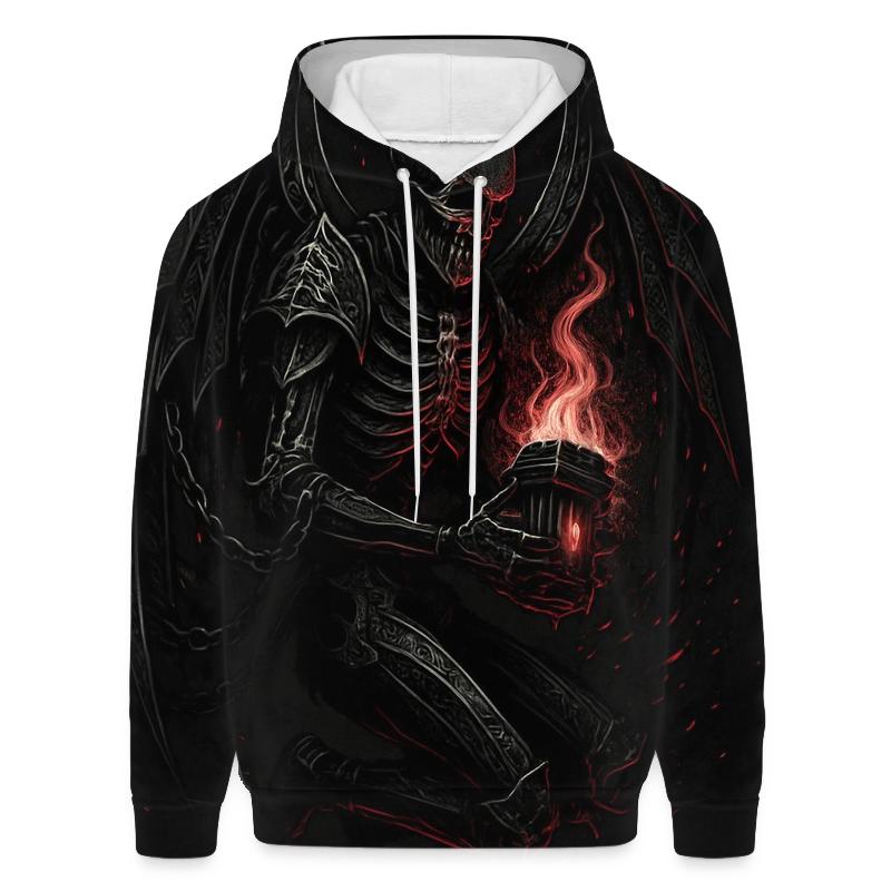 The Reliquary Seraph Of Black Iron printed hoodies