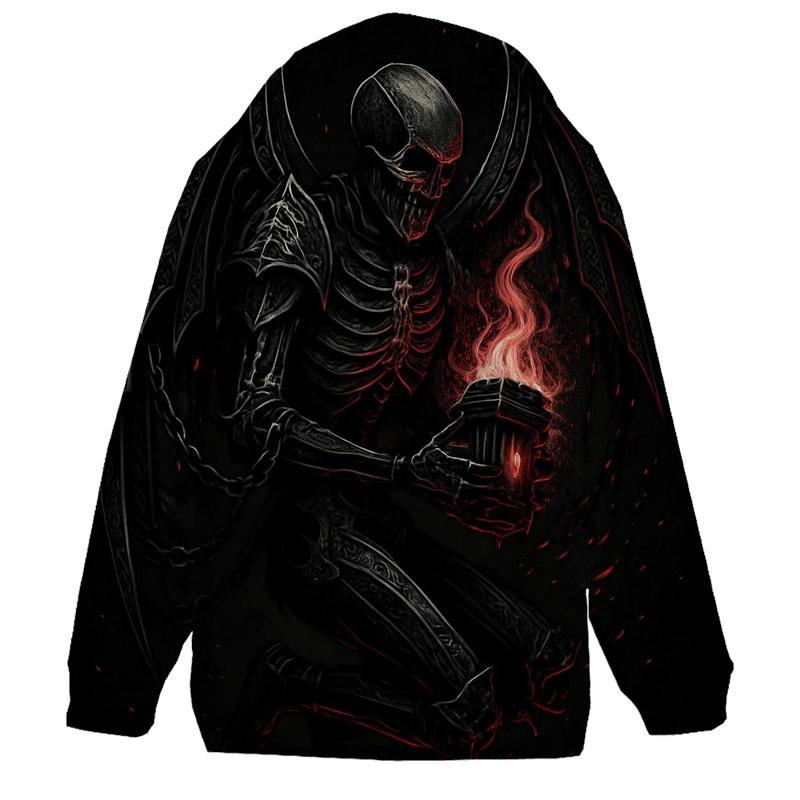 The Reliquary Seraph Of Black Iron printed hoodies