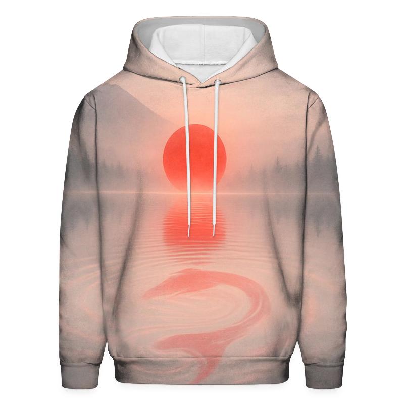 Japan Aurora Koi Flag heavyweight hoodies