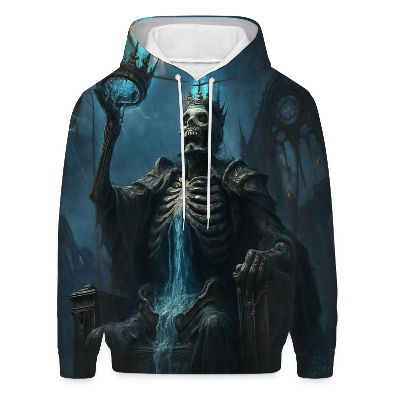 Crown Of The Drowned Pyre King zip-up hoodies