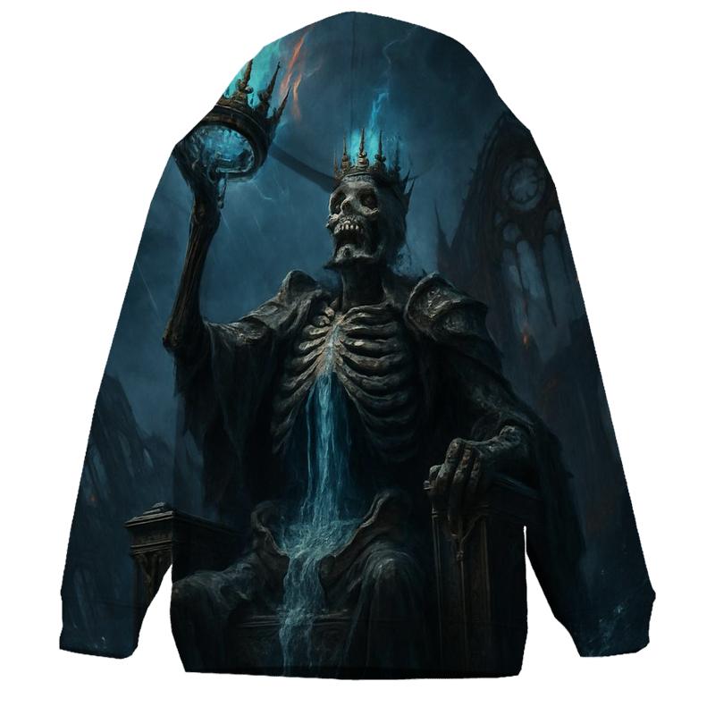 Crown Of The Drowned Pyre King zip-up hoodies