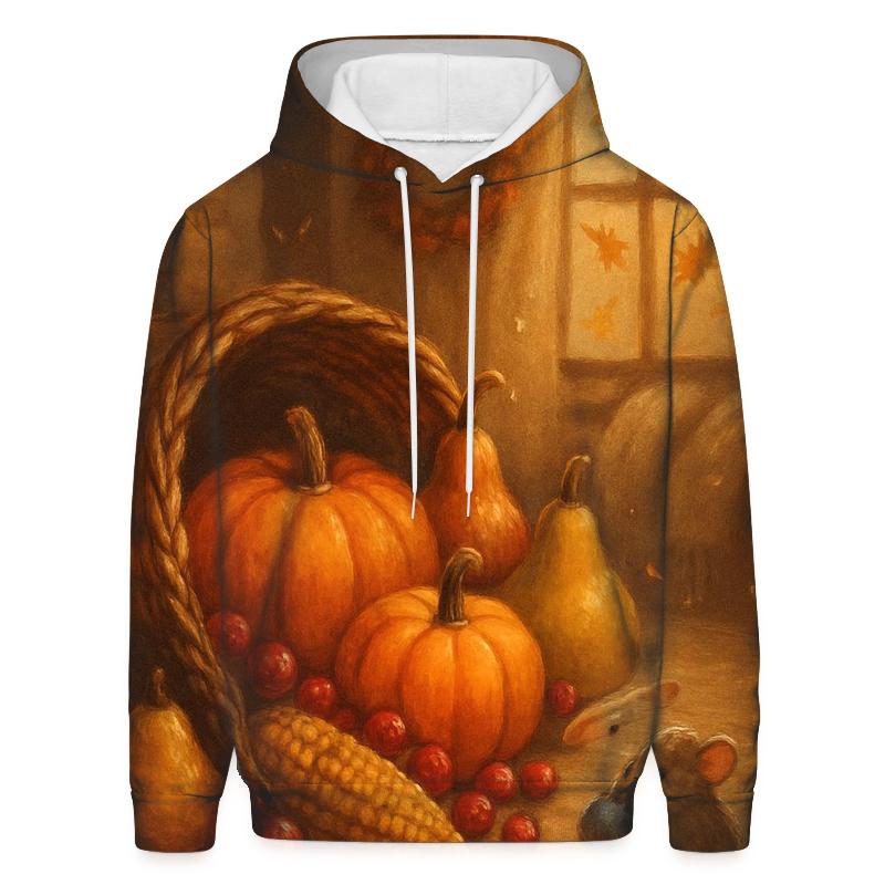 Candlelit Cornucopia Hearth hoodie designs