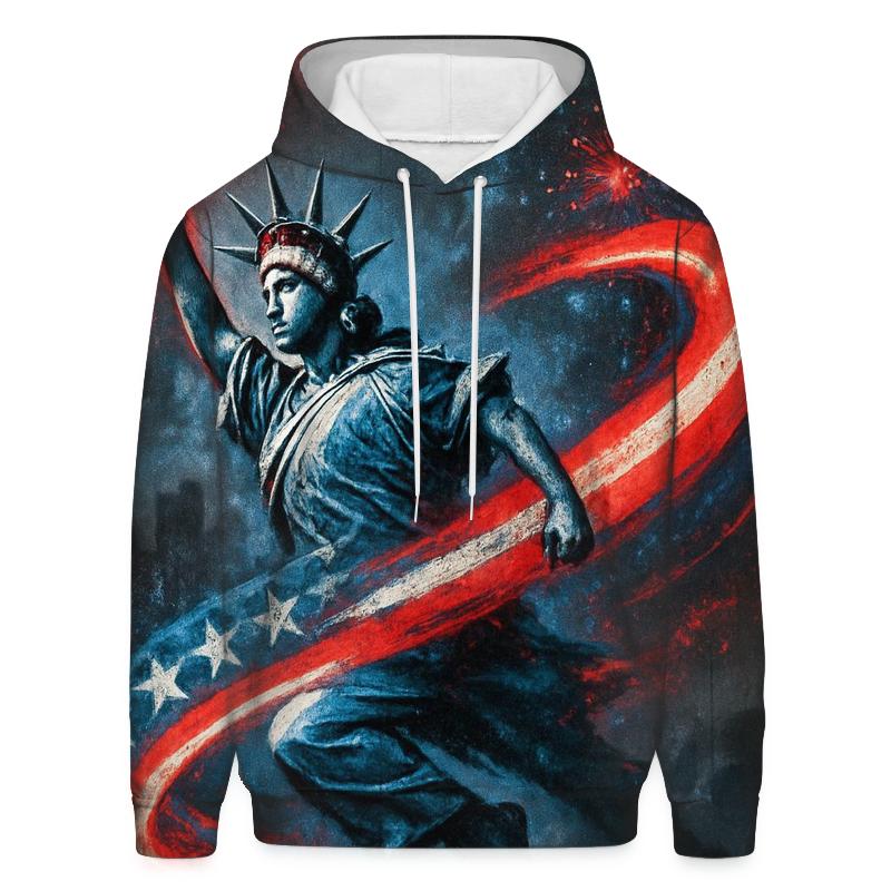 Liberty Graffiti Surge On Concrete Night hoodie styles
