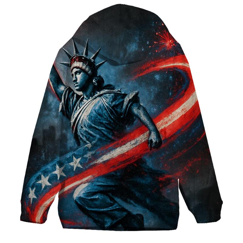 Liberty Graffiti Surge On Concrete Night hoodie styles