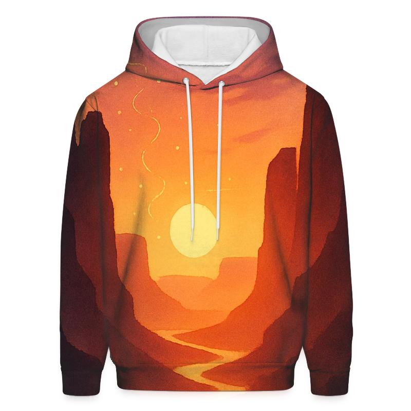 Ember Lantern Canyon Sunset hoodie trends