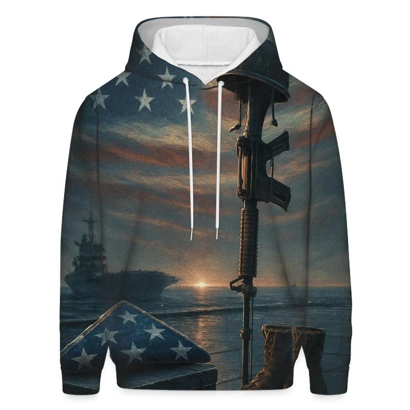 Stars Forged In Steel And Sea custom hoodies