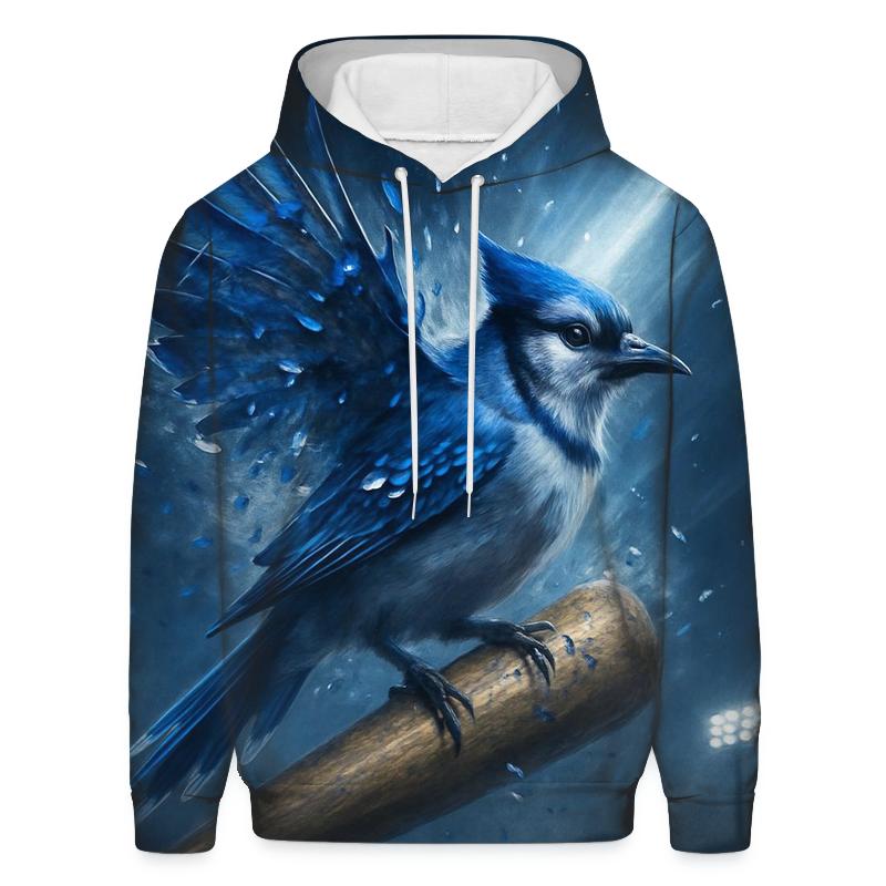 Midnight Pinwheel With Blue Jays Flight designer hoodies