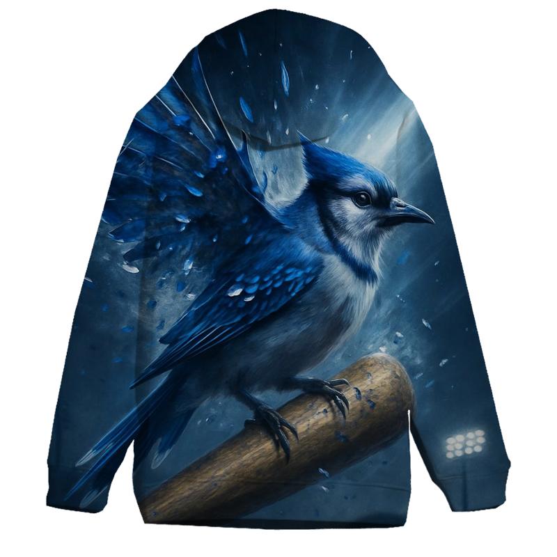 Midnight Pinwheel With Blue Jays Flight designer hoodies