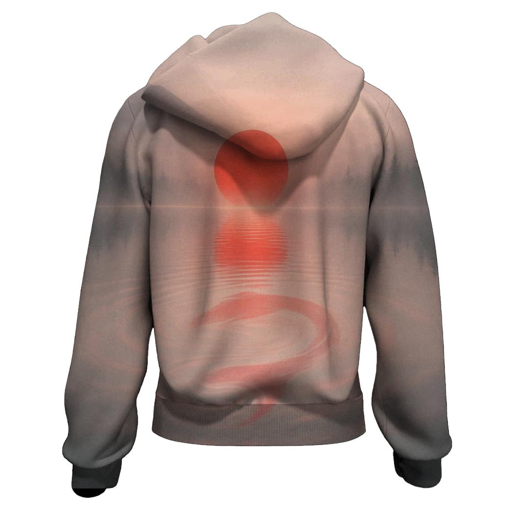 Japan Aurora Koi Flag hoodie trends