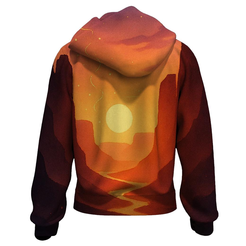 Ember Lantern Canyon Sunset custom hoodies