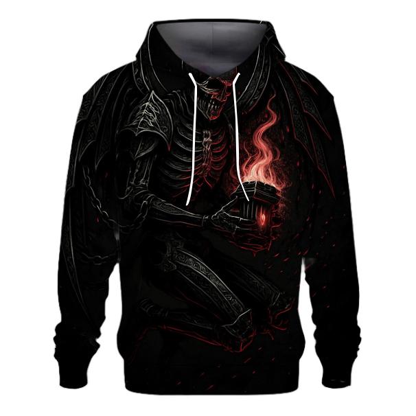 The Reliquary Seraph Of Black Iron zip-up hoodies