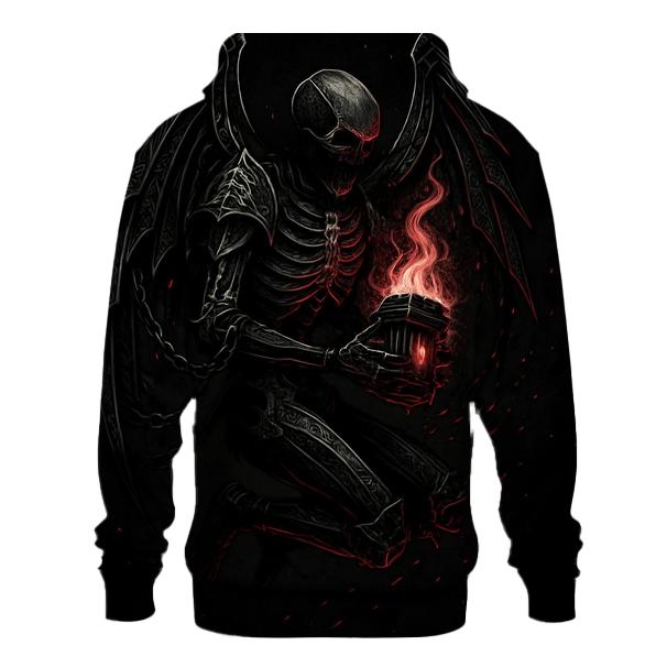 The Reliquary Seraph Of Black Iron zip-up hoodies