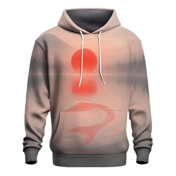 Japan Aurora Koi Flag printed hoodies