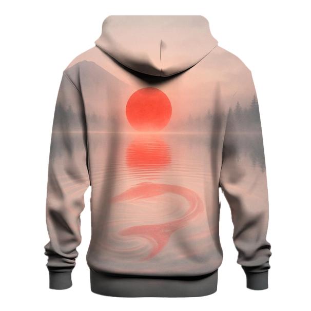 Japan Aurora Koi Flag printed hoodies