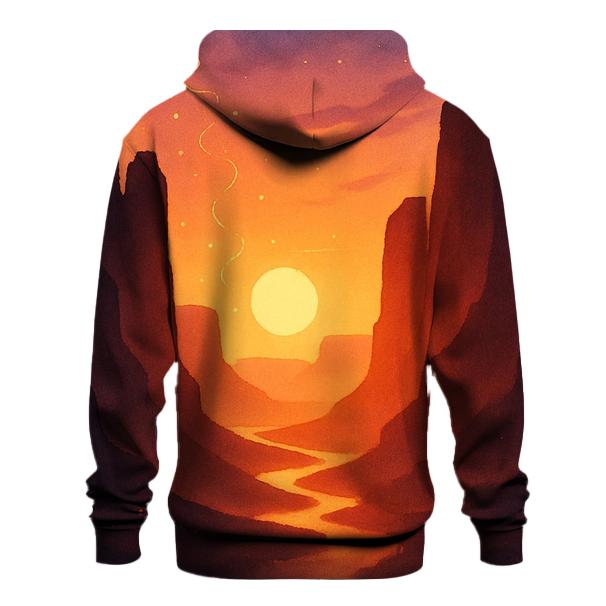Ember Lantern Canyon Sunset heavyweight hoodies