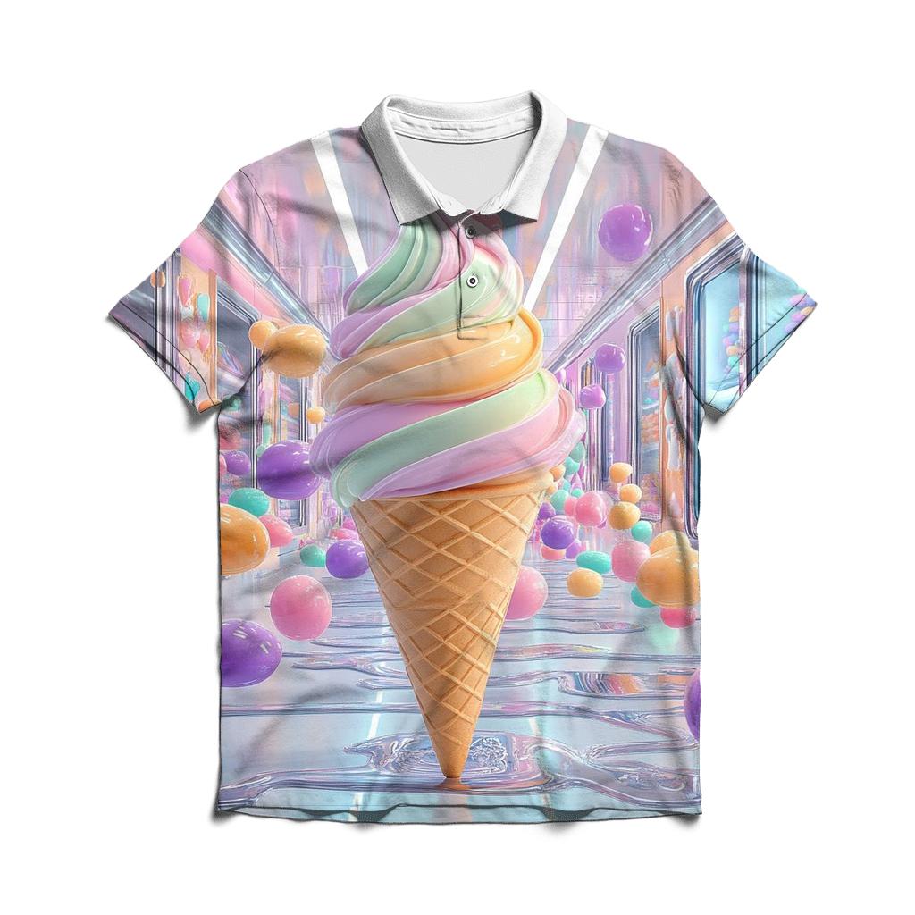 Neon Freezer Dream Parade custom polo shirts