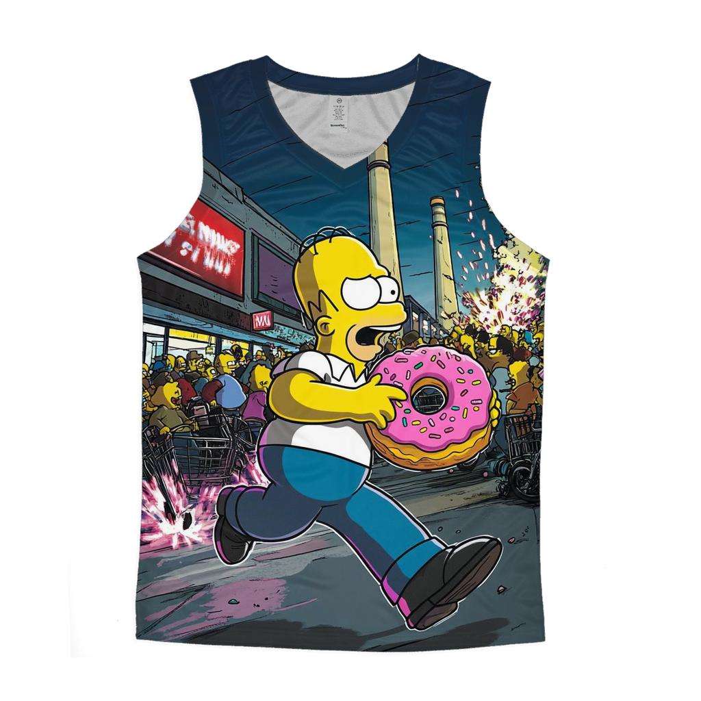 Springfield Blackout Donut Stampede personalized athletic tanks