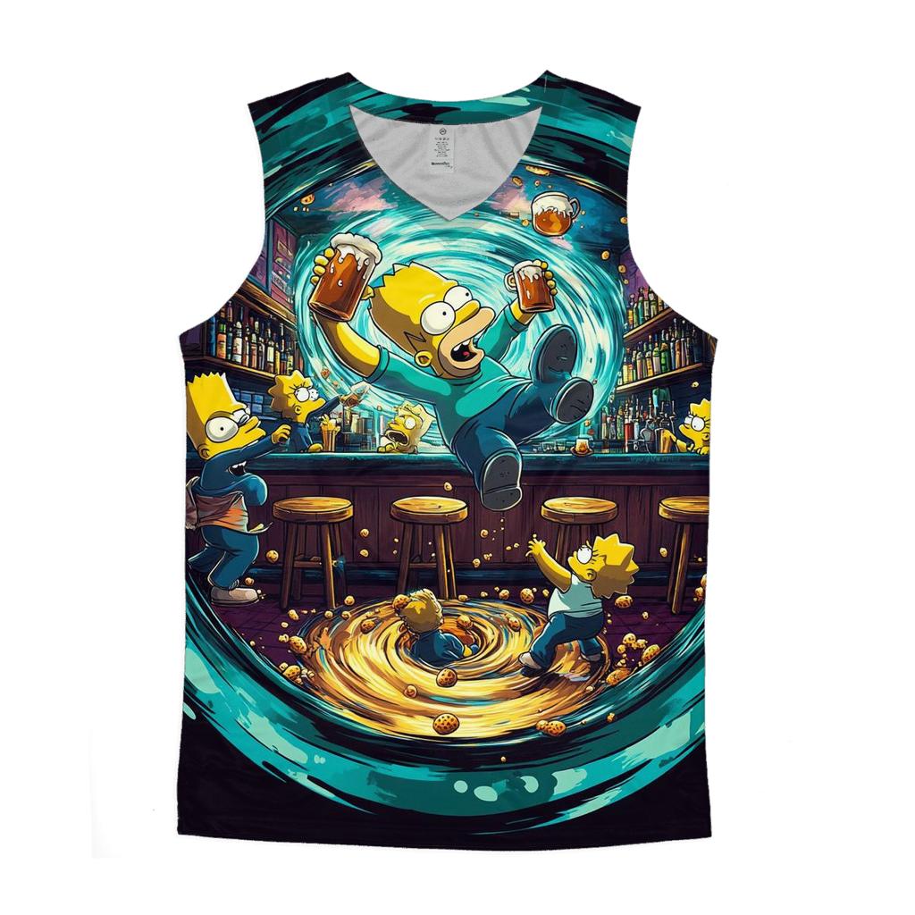 Moes Tavern Time Loop Spill sports performance tank tops