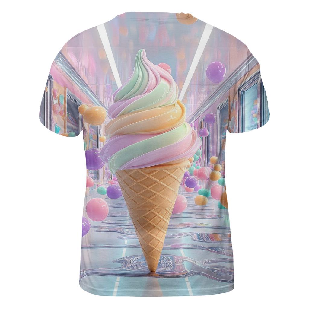 Neon Freezer Dream Parade vibrant all-over design tees