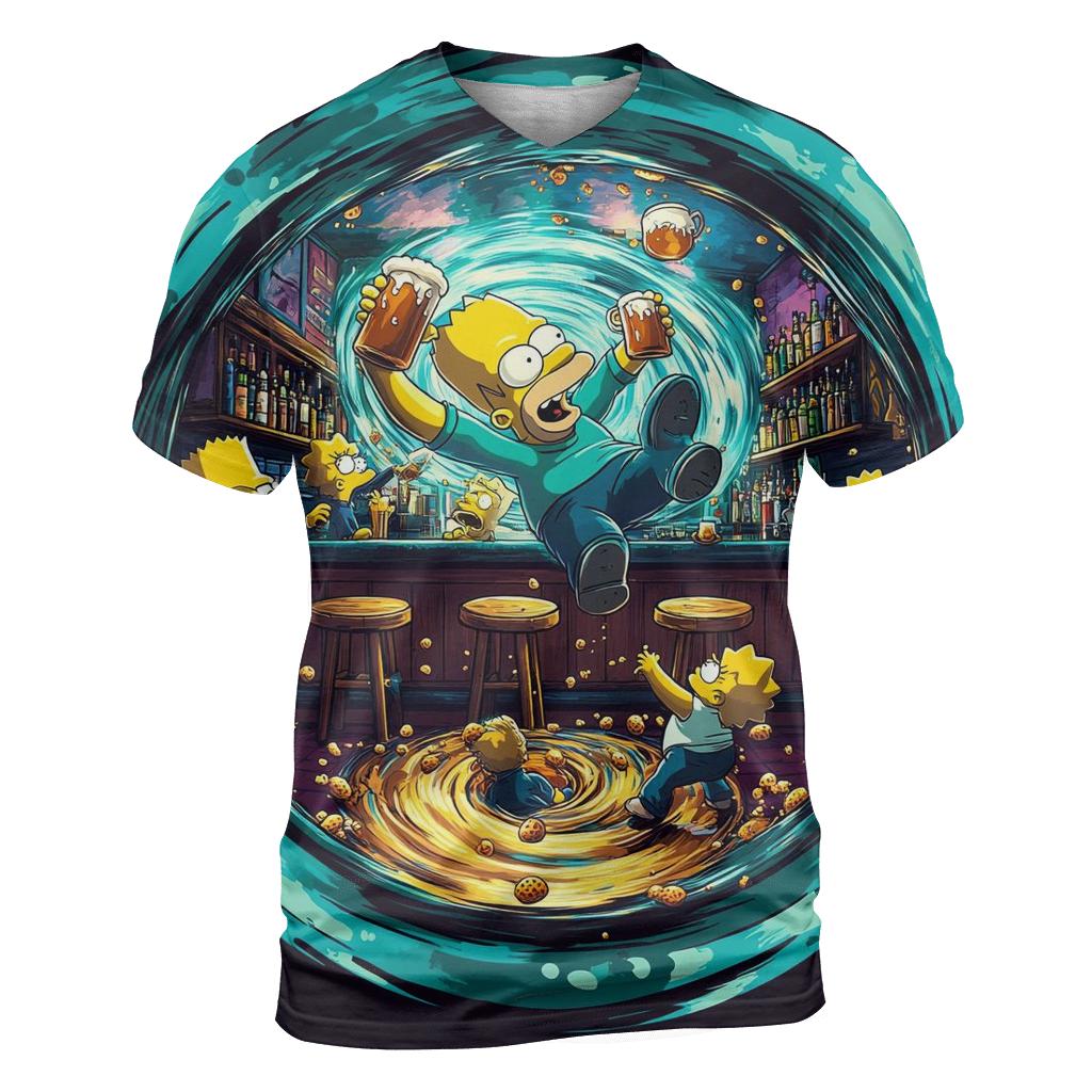 Moes Tavern Time Loop Spill unique graphic print tees