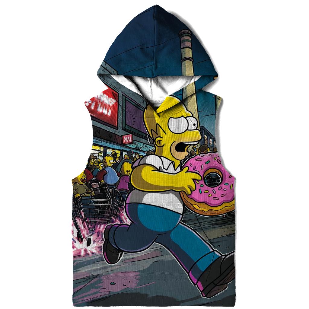 Springfield Blackout Donut Stampede graphic hoodies