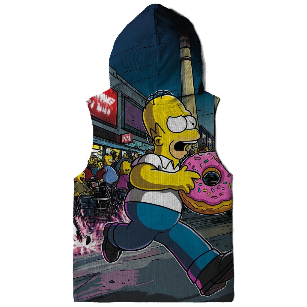 Springfield Blackout Donut Stampede graphic hoodies