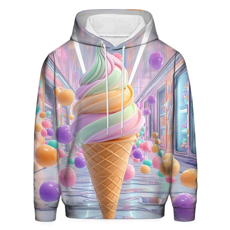 Neon Freezer Dream Parade graphic hoodies