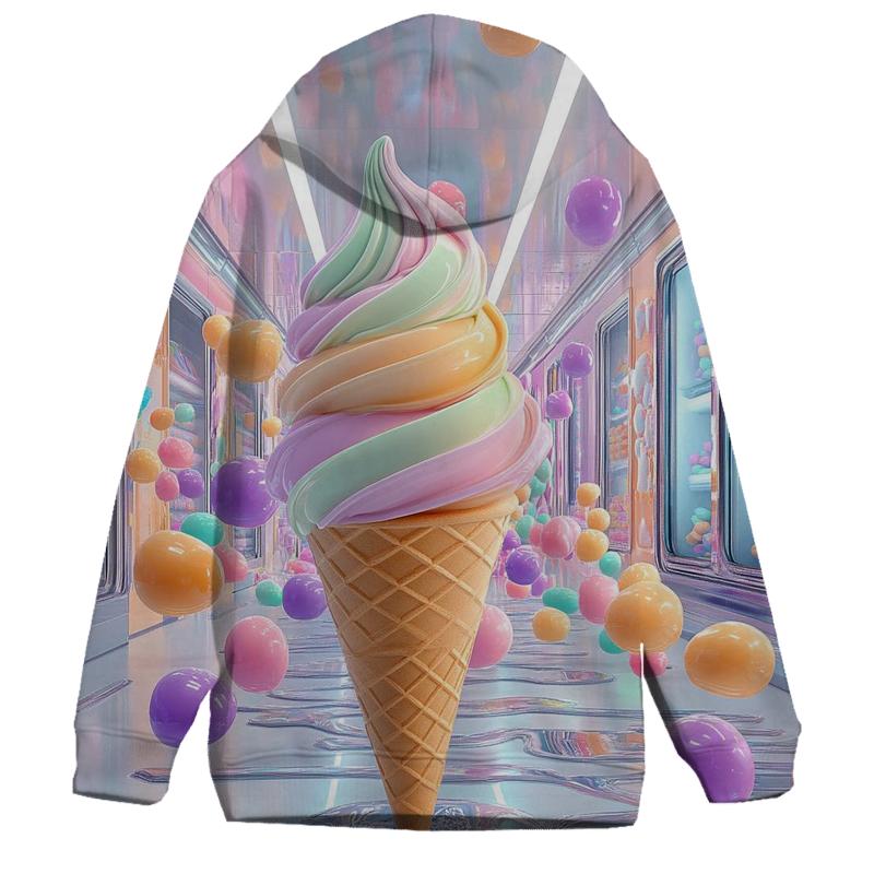 Neon Freezer Dream Parade graphic hoodies