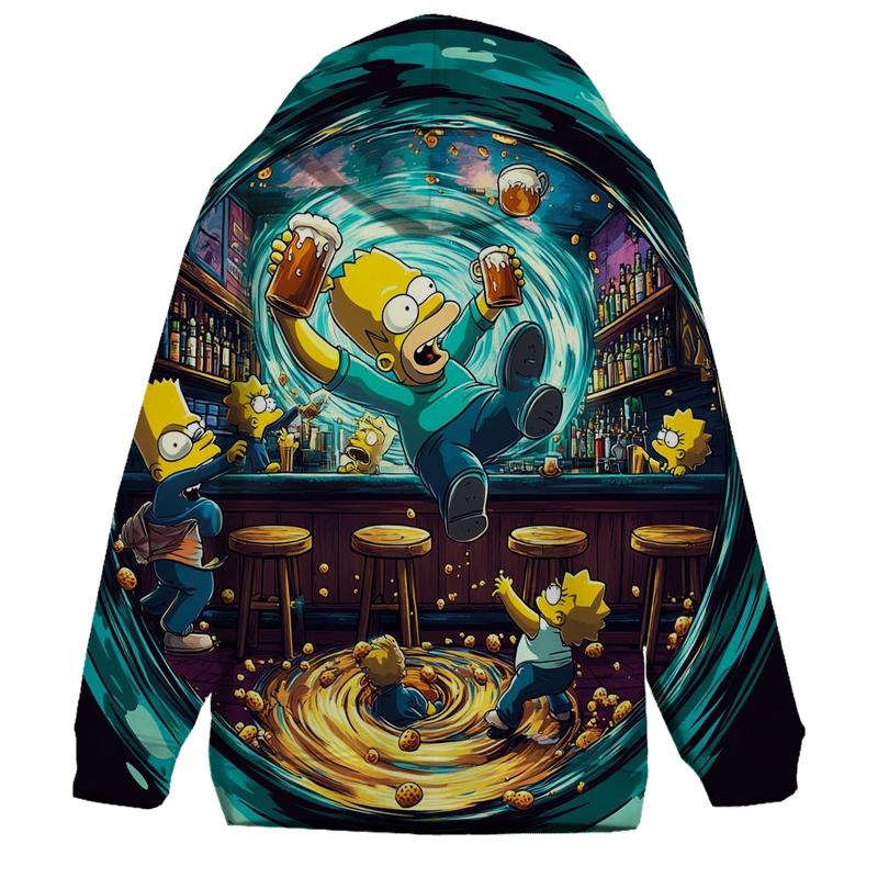 Moes Tavern Time Loop Spill embroidered hoodies