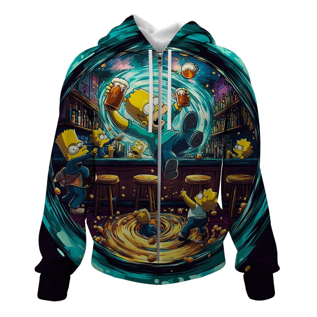 Moes Tavern Time Loop Spill lightweight hoodies