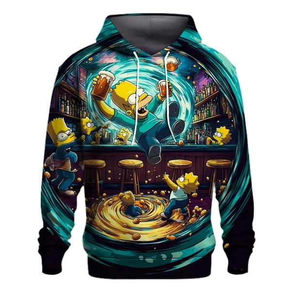 Moes Tavern Time Loop Spill pullover hoodies