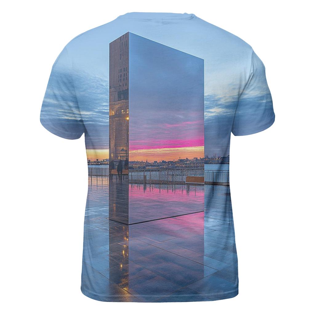 Sky Mirror Plaza custom all-over print shirts