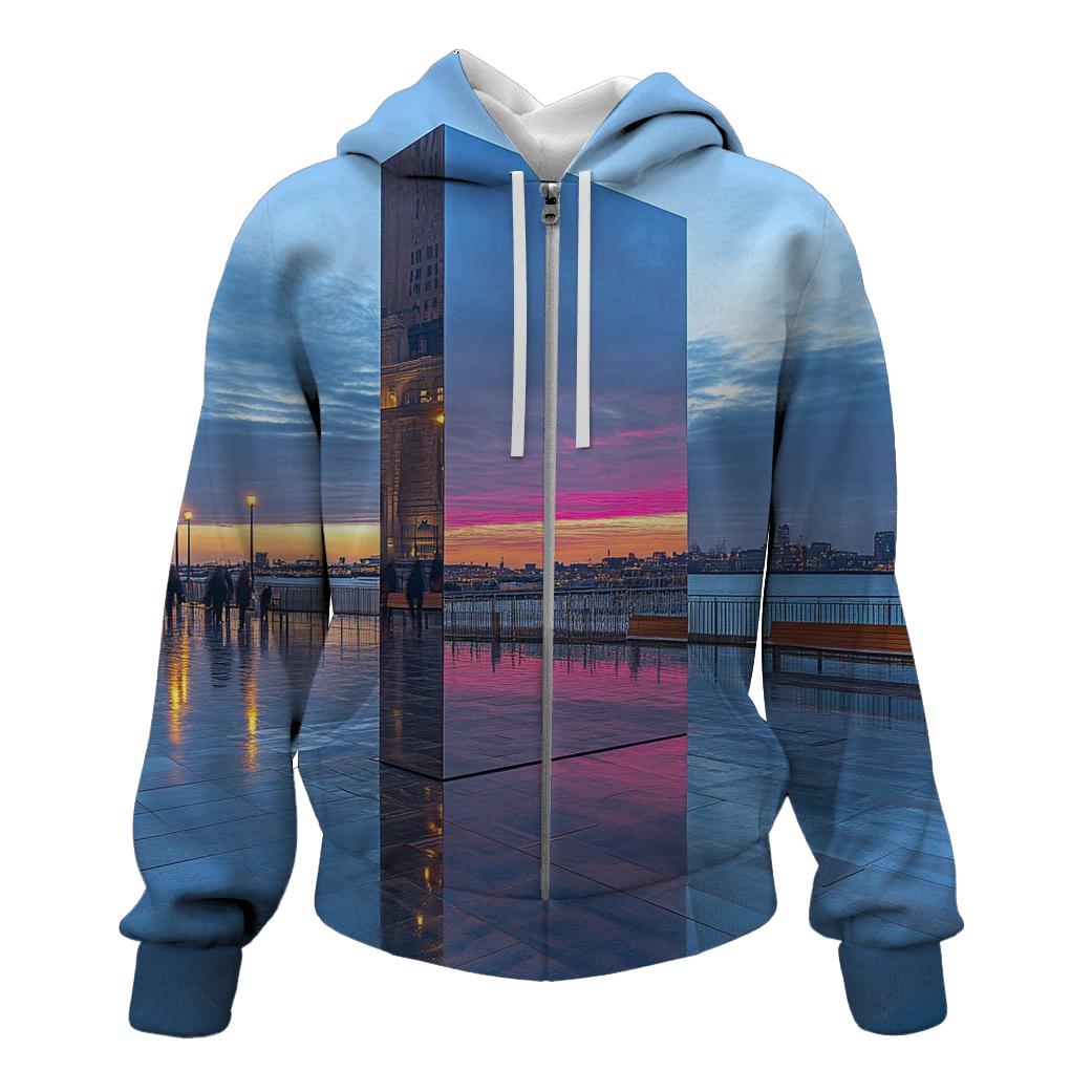 Sky Mirror Plaza lightweight hoodies