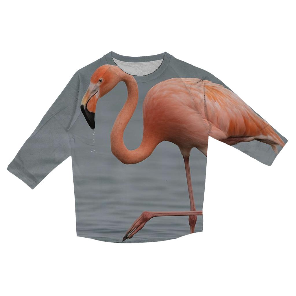 Brine Mirror Crossing printed three quarter sleeve shirts