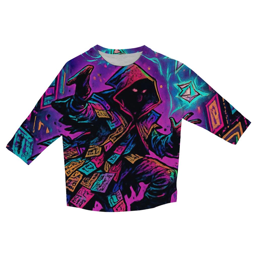 Cathedral Of Glitched Kites custom 3/4 sleeve shirts