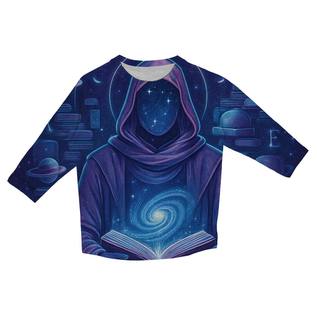 The Nebula Librarian trendy 3/4 sleeve tops