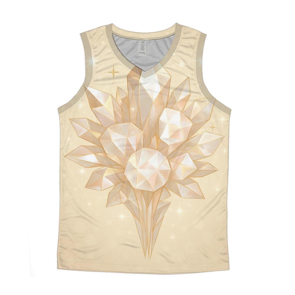 Champagne Prism Bouquet graphic print tank tops